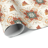 Herbstflüster: Bläsergeometrische Mischung Geschenkpapier (Rolleneckpunkt)