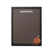 Herbstflüster - braun - ungestrichen notizblock (Rotiert)