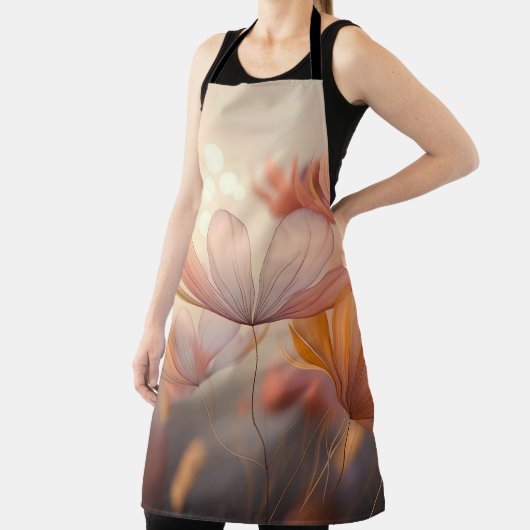 "Herbstflüster: Eine Makrosymphonie von Petalen" Schürze (InSitu)