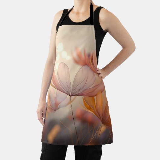 "Herbstflüster: Eine Makrosymphonie von Petalen" Schürze (InSitu)