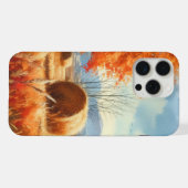 Herbstflüster: Eine Wasserfarbenserenade iPhone Hülle (Rückseite (Horizontal))