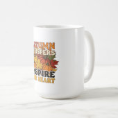 Herbstflüster gestalten Tri-Blend-Shirt Kaffeetasse (VorderseiteRechts)