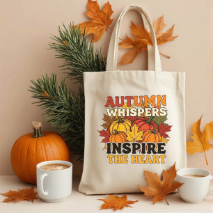 Herbstflüster gestalten Tri-Blend-Shirt Tragetasche