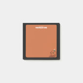 Herbstflüster - Orange - 3x3 Post-it Klebezettel (Vorderseite)