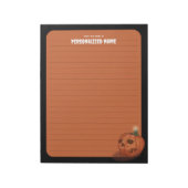 Herbstflüster - Orange - Liner Notizblock (Rotiert)