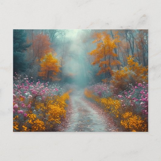 Herbstflüster Postkarte (Vorderseite)