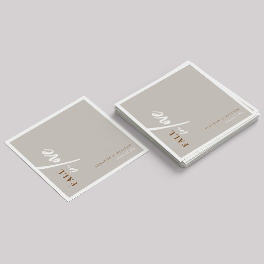 Herbstflüstern: Moderne Script Typografy Wedding Serviette