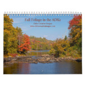 Herbstfoliage 2026 in den Adirondacks Kalender (Titelbild)