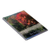 Herbstfoliage an einer Sumpfnatur Notizblock (Rechte Seite)