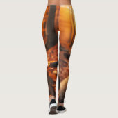 Herbstfox in ästhetischer und Niedlicher Waldschmi Leggings (Rückseite)
