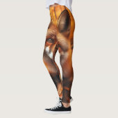 Herbstfox in ästhetischer und Niedlicher Waldschmi Leggings (Links)