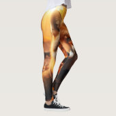 Herbstfox in ästhetischer und Niedlicher Waldschmi Leggings (Rechts)