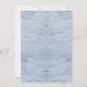 Herbstfox Kinderdusche Einladung (Rückseite)