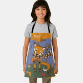 Herbstfox Koch Kind All-over Print-Schürze Schürze (Insitu)