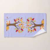Herbstfox mit Pumpkin Fall Thema Badhandtuch Set (Handtuch)