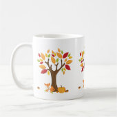 Herbstfox mit Pumpkin Kaffeetasse (Links)