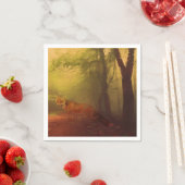Herbstfox Paper Napkin Serviette (Beispiel)