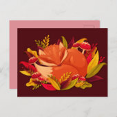 Herbstfox Postkarte (Vorne/Hinten)