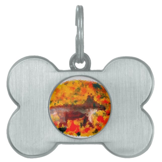 Herbstfox Wildtier Tiermarke (Vorderseite)