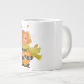 HERBSTFRAU Jumbo-Tasse (Vorderseite Rechts)