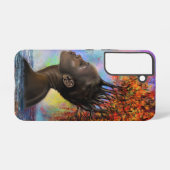 Herbstfrau Samsung Galaxy Hülle (Rückseite (Horizontal))