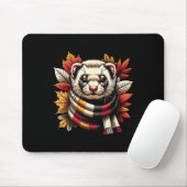 Herbstfrett Herbstlaub Gemütliche Saisonale Stimmu Mousepad (Mit Mouse)