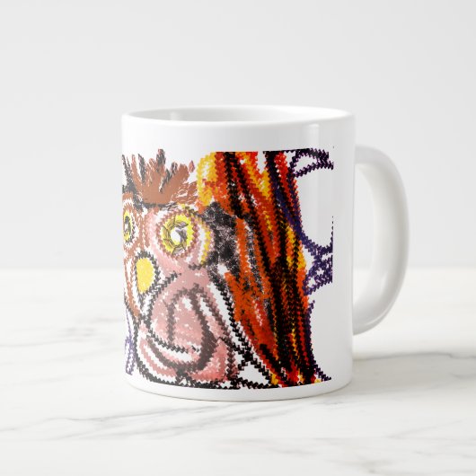 Herbstfreude Jumbo-Tasse (Vorderseite Rechts)