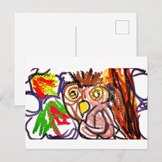 Herbstfreude Postkarte (Vorne/Hinten)