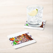 Herbstfreude Rechteckiger Pappuntersetzer (Vor Ort)