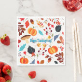 Herbstfreude zum Erntedankfest Serviette (Beispiel)