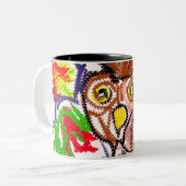 Herbstfreude Zweifarbige Tasse (Vorderseite Links)
