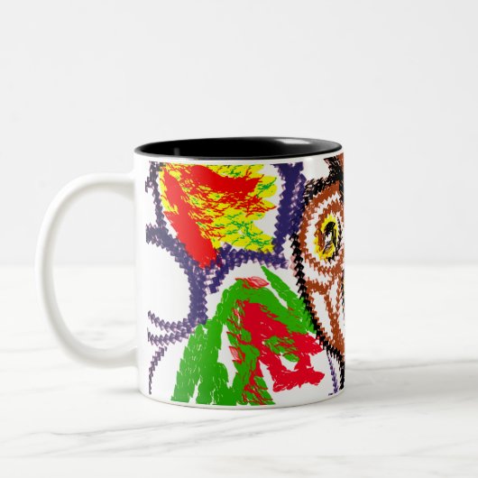 Herbstfreude Zweifarbige Tasse (Links)