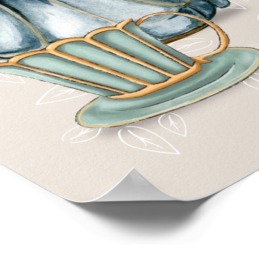 Herbstfreuden: Eine gemütliche Teezeit Teil 2 Poster (Ecke)