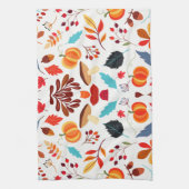 Herbstfreuden Geschirrtuch (Vertikal)