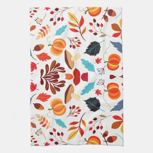Herbstfreuden Geschirrtuch (Vertikal)