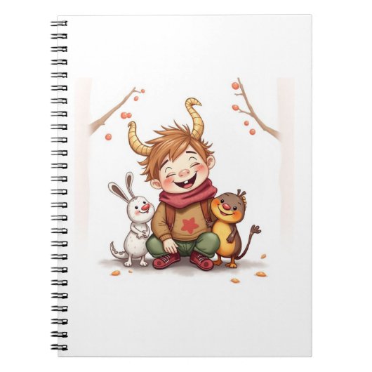 „Herbstfreunde – Ein Tag voller Lachen“ Notizblock (Vorderseite)