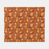 Herbstfreunde Fleecedecke (Vorderseite (Horizontal))