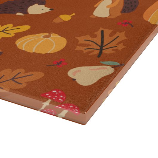 Herbstfreunde Schneidebrett (Ecke)