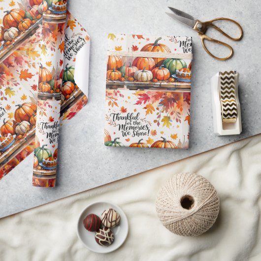 Herbstfreundschaft Geschenkpapier (Kunsthandwerk)