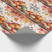Herbstfreundschaft Geschenkpapier (Ecke)