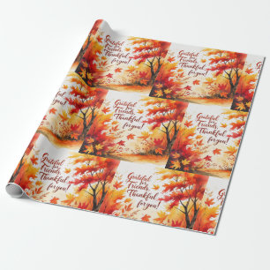 Herbstfreundschaft Geschenkpapier