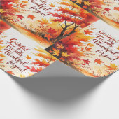 Herbstfreundschaft Geschenkpapier (Ecke)