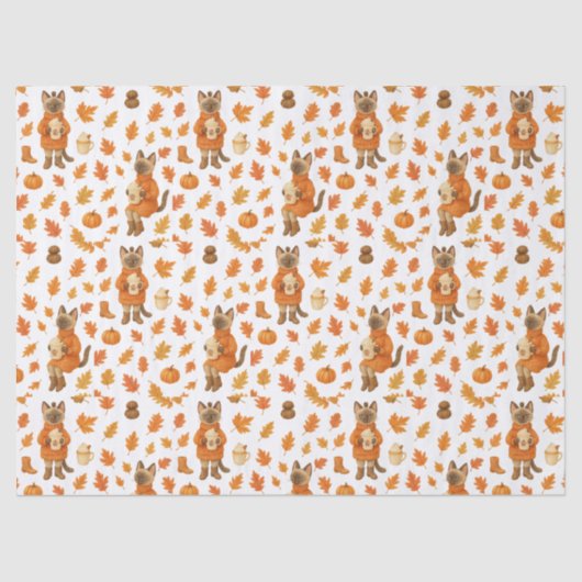 Herbstfreundschaft Seidenpapier (Vorderseite)