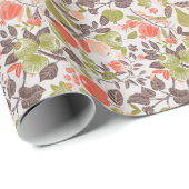 Herbstfrucht dekorative Fliesen Design. Geschenkpapier (Rolleneckpunkt)
