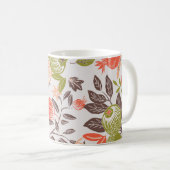 Herbstfrucht dekorative Fliesen Design. Kaffeetasse (VorderseiteRechts)