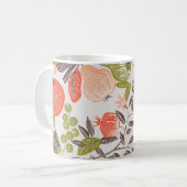 Herbstfrucht dekorative Fliesen Design. Kaffeetasse (Vorderseite Links)