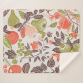 Herbstfrucht dekorative Fliesen Design. Sherpadecke (Vorderseite (Horizontal))