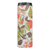 Herbstfrucht dekorative Fliesen Design. Thermosbecher (Rückseite)