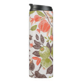 Herbstfrucht dekorative Fliesen Design. Thermosbecher (Nach rechts gedreht)