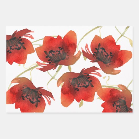 Herbstfrüchte, Beeren und Blattwerk Geschenkpapier Set (Vorderseite 3)